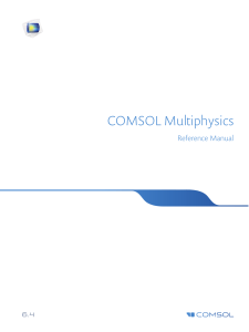 COMSOL Multiphysics 6.4 Reference Manual