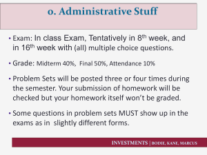 Investments Course Syllabus: Risk, Return, and Financial Instruments