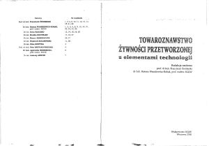 Processed Food Product Knowledge Textbook with Technology Elements