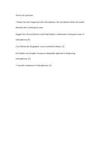 Schizophrenia Exam Questions: Biological Causes & Treatments