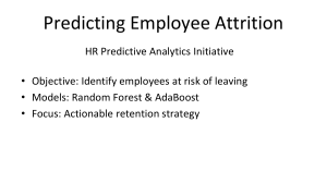 Predicting Employee Attrition: HR Predictive Analytics Report