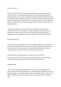 Diversity and Inclusion Challenges at Spencer Owens & Co.
