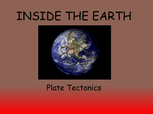 Inside the Earth: Plate Tectonics