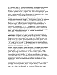 Inspector's Role in An Inspector Calls: Social Change Analysis