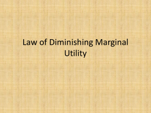 Law of Diminishing Marginal Utility Explained