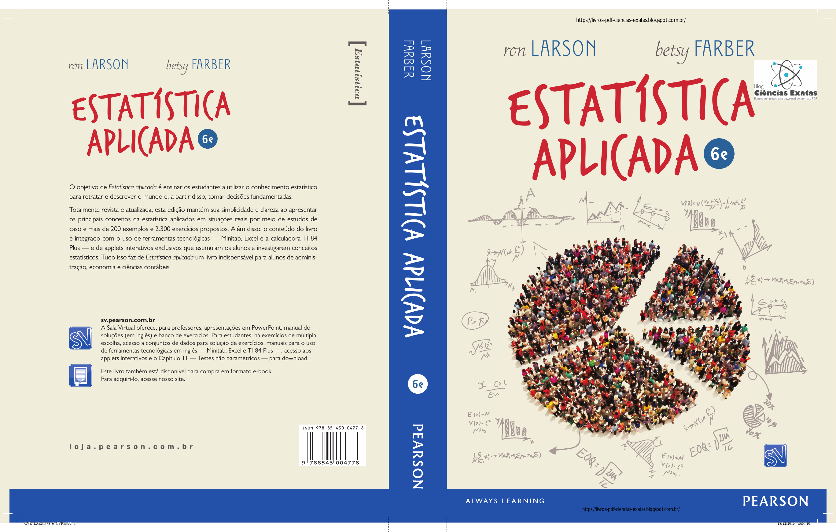 Estatística Aplicada - 6ª Edição - Larson Farber