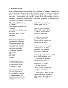 A Margarita Debayle - Poema de Rub&eacute;n Dar&iacute;o