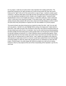 Art Project Reflections: Hope and Cityscapes