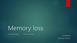 Memory Loss: Causes, Dementia, and Clinical Case Study