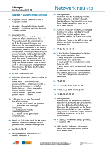 Netzwerk Neu B1 Kapitel 7-12