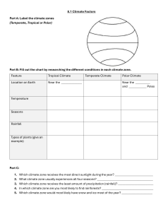 8.1 Climate Factors Worksheet
