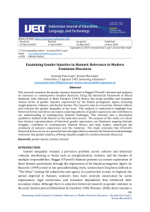 Gender Injustice in Hamnet: A Feminist Analysis