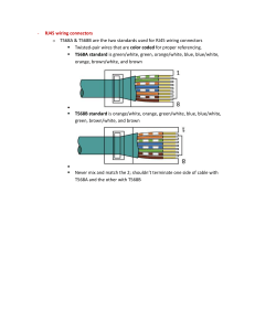 RJ45 Wiring Standards: T568A vs T568B Guide