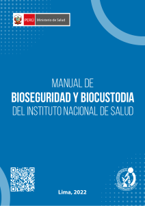 Manual de Bioseguridad y Biocustodia - INS Per&uacute; 2022
