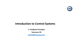 Introduction to Control Systems: Feedback Principles