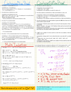 Mathematical Proofs & Combinatorics Study Guide