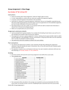 Shoe Doggs Group Assignment 1: Accounting Case Study