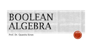 Boolean Algebra: Minterms, K-Maps, and Circuit Design