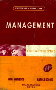 Management: A Global Perspective 11th Edition Textbook