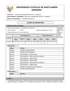 S&iacute;labo Mecanismos y Vibraciones
