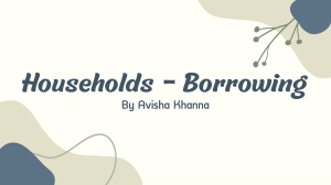 Households - Borrowing: Personal Finance Guide