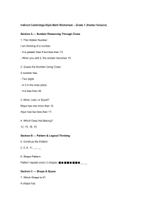 Grade 1 Math Worksheet: Harder Version