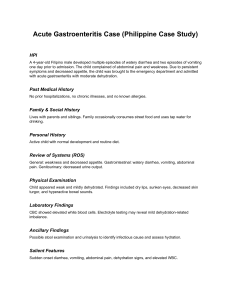 Acute Gastroenteritis Case Study