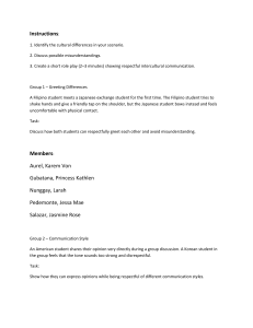 Intercultural Communication Scenarios Worksheet