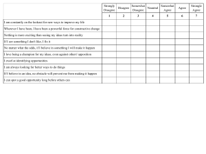 Self-Improvement Assessment Questionnaire: Evaluate Your Traits