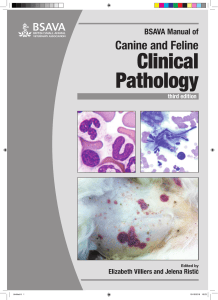 BSAVA Manual of Canine and Feline Clinical Pathology 3rd Ed