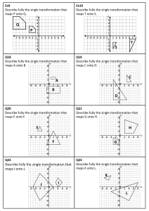 Geometric Transformations Practice Exercises