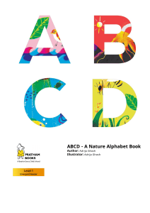 ABCD - A Nature Alphabet Book for Kids