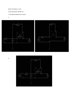 Electrical Engineering Lab Report: Circuit Simulation