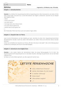 &Ouml;SD B1 Deutsch Sprechen Modelltest