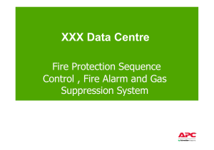 Data Centre Fire Protection Sequence Training Manual