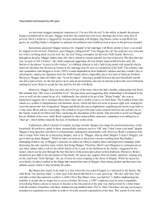 Literary Analysis: Past Dominance in Cat on a Hot Tin Roof
