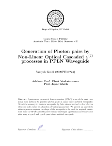 Photon Pairs Generation in PPLN Waveguides: SPDC & SHG Analysis