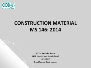 MS 146:2014 Construction Material Standard