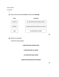 Year 6 Science Test Questions