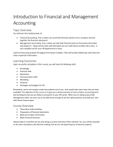 01 - Introduction to Financial and Management Accounting 