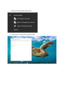 Getting Started with IDLE Python Tutorial