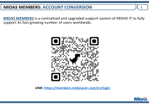 MIDAS Members Account Conversion Guide
