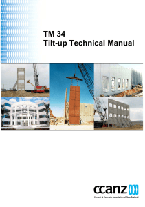 Tilt-up Technical Manual TM 34