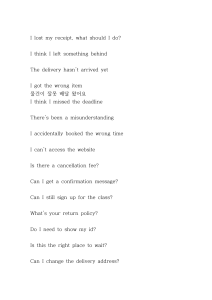 Everyday English Phrases for Common Situations