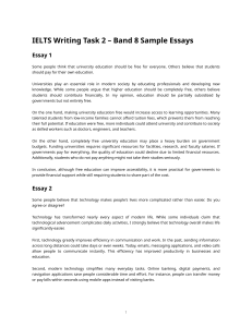 IELTS Writing Practice: Letter & Essay Tasks
