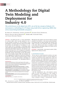 Digital Twin Methodology for Industry 4.0 Modeling & Deployment