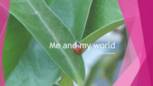 Me and My World: Biological Classification for Students