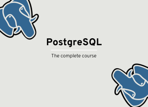 PostgreSQL: The Complete Course