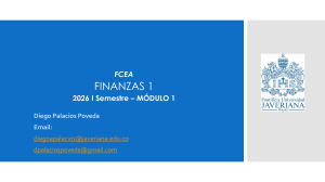Finanzas 1: M&oacute;dulo 1 - Fundamentos de Inversi&oacute;n y Tasas de Inter&eacute;s