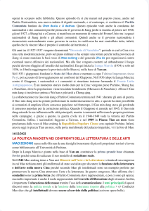 Politica Culturale di Mao Zedong e Storia Cinese